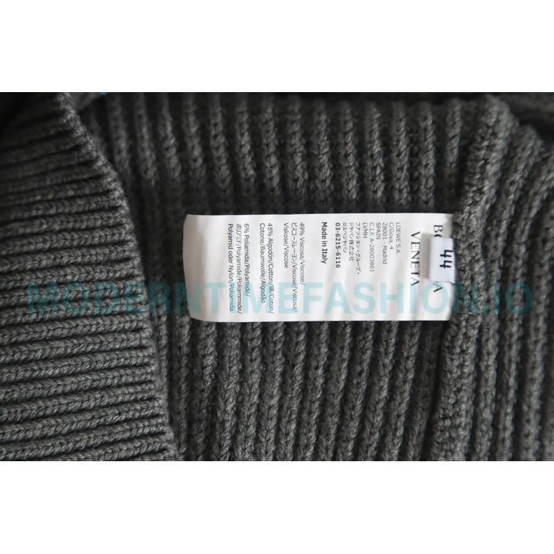 Bottega Veneta - 23FW Hollowed-out Shoulder Crewneck Sweater