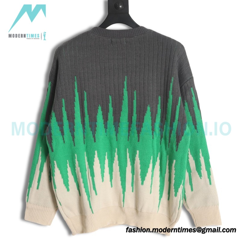 Bottega Veneta - 23ss Patchwork Crewneck Sweater