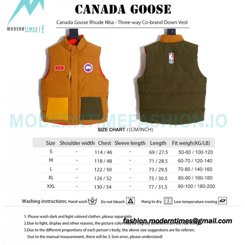 Canada Goose - Rhude Nba Three-way Co-brand Down Vest