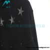 Chrome Hearts - 23FW Leather Star Ironed Diamond Crew-neck Hoodie