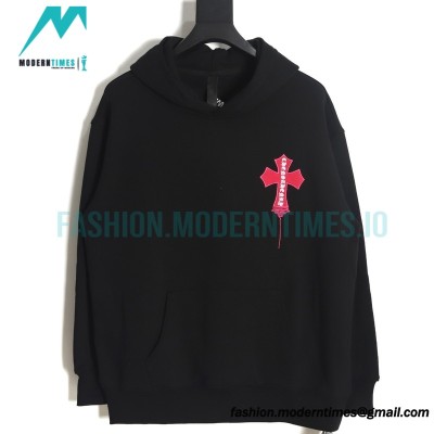 Chrome Hearts - 23FW Stitched Cross Hoodie