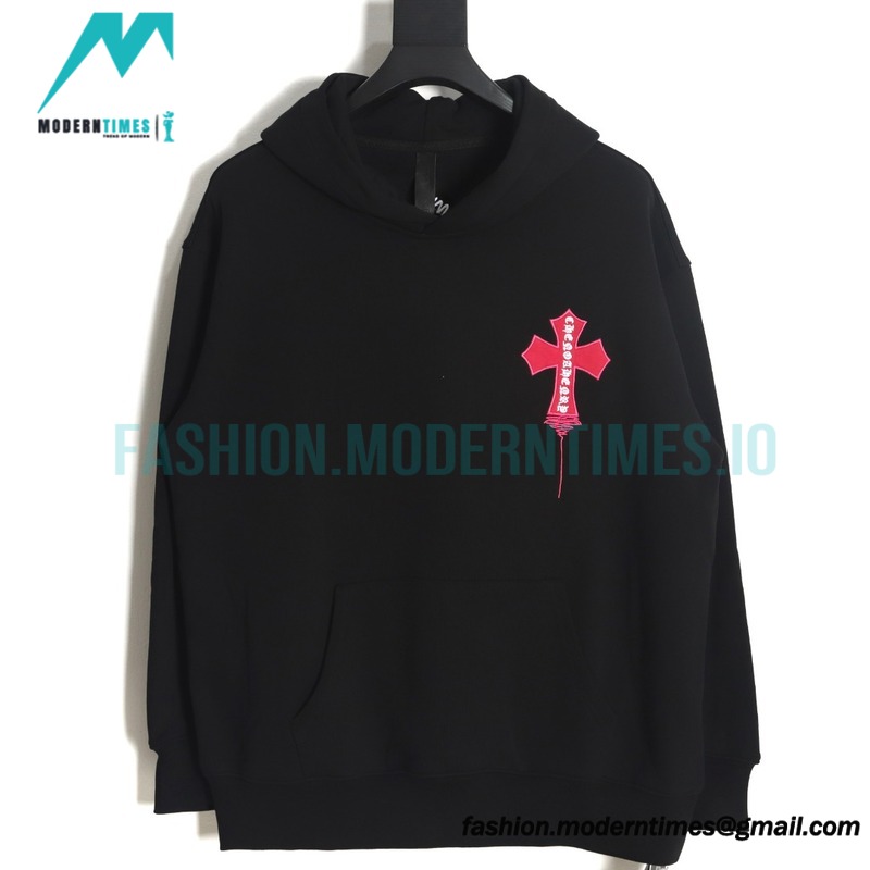 Chrome Hearts - 23FW Stitched Cross Hoodie