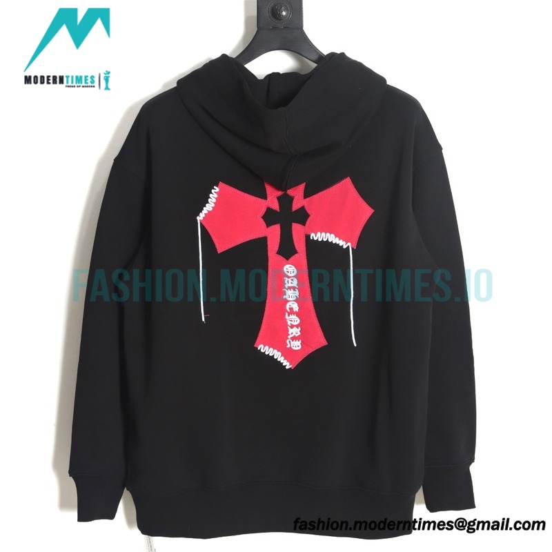 Chrome Hearts - 23FW Stitched Cross Hoodie