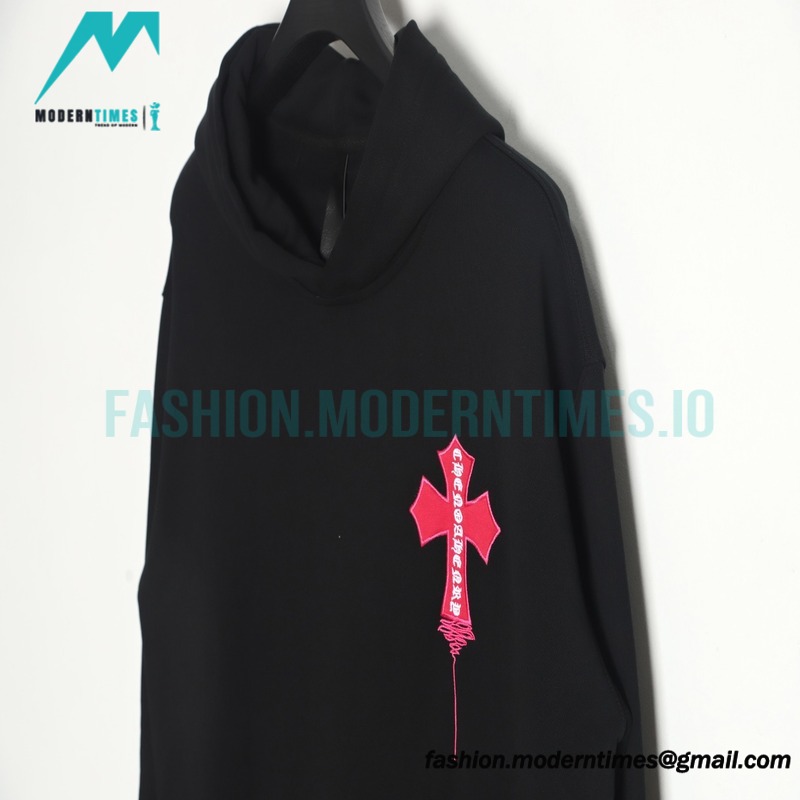 Chrome Hearts - 23FW Stitched Cross Hoodie