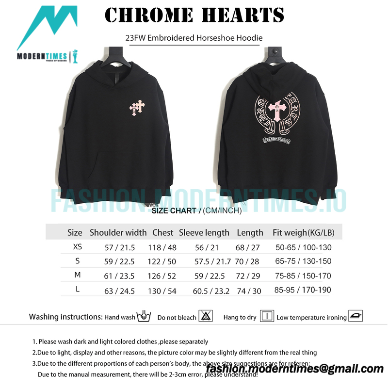 Chrome Hearts - 23FW Embroidered Horseshoe Hoodie