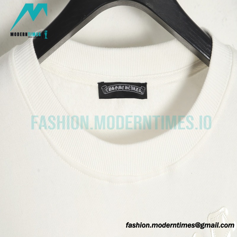 Chrome Hearts - Leather Label Crew-neck Hoodie