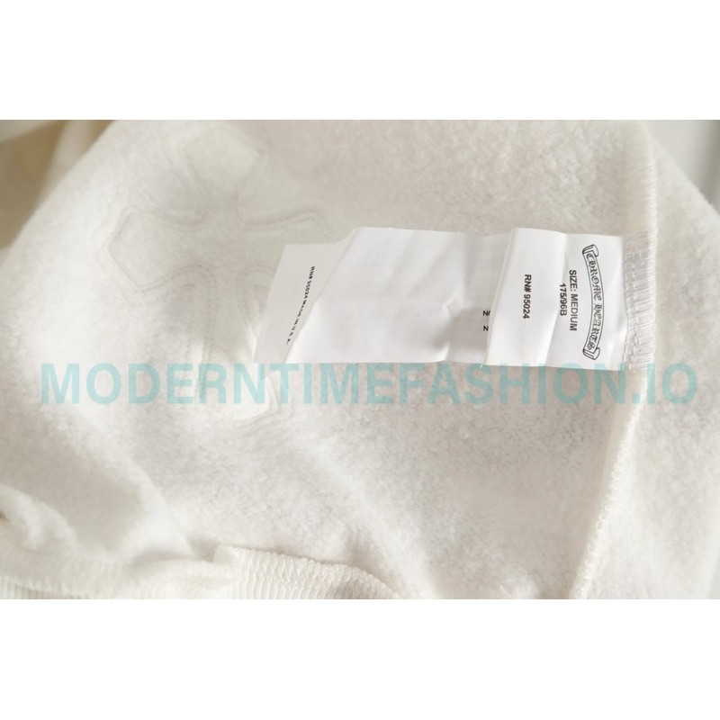 Chrome Hearts - Leather Label Crew-neck Hoodie
