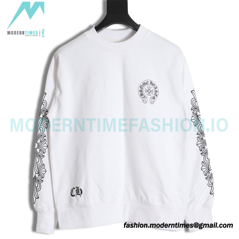 Chrome Hearts - 23FW Kirin Arms Printed Round Neck Hoodie