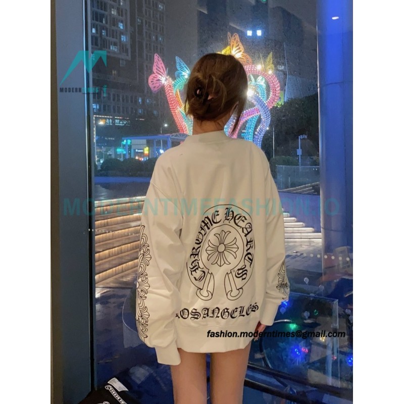 Chrome Hearts - 23FW Kirin Arms Printed Round Neck Hoodie