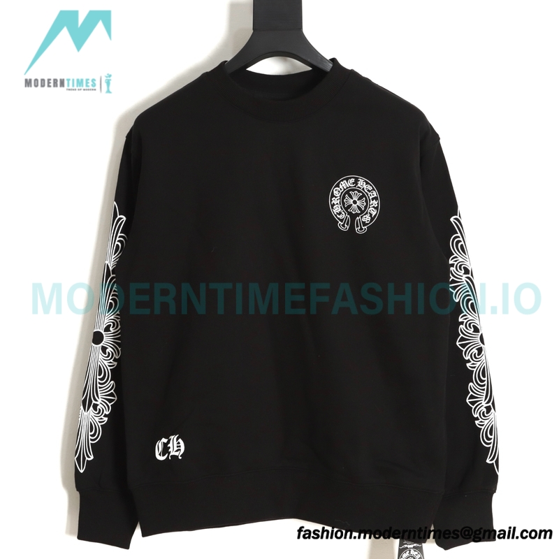 Chrome Hearts - 23FW Kirin Arms Printed Round Neck Hoodie