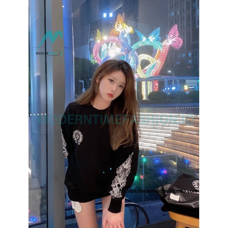 Chrome Hearts - 23FW Kirin Arms Printed Round Neck Hoodie