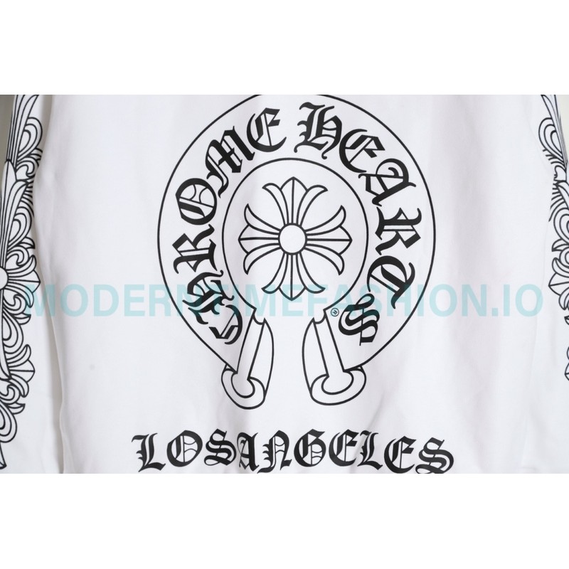Chrome Hearts - 23FW Kirin Arms Printed Round Neck Hoodie