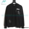 Chrome Hearts - Off White 23FW Co-branded Crewneck Hoodie