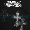 Chrome Hearts - Off White 23FW Co-branded Crewneck Hoodie