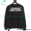 Chrome Hearts - Off White 23FW Co-branded Crewneck Hoodie