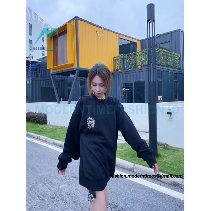Chrome Hearts - 23FW Rainbow String Label Round Neck Hoodie