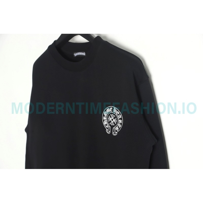 Chrome Hearts - 23FW Rainbow String Label Round Neck Hoodie