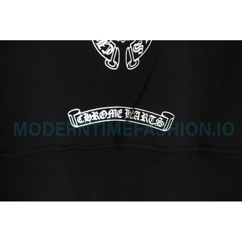 Chrome Hearts - 23FW Rainbow String Label Round Neck Hoodie