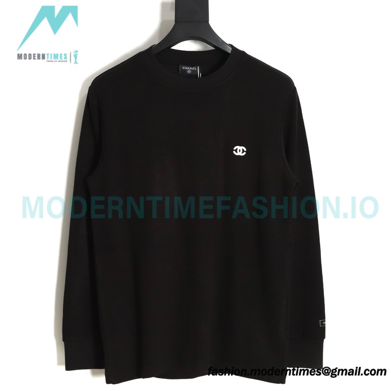Chanel - Basic Double C Letter Embroidered Hoodie
