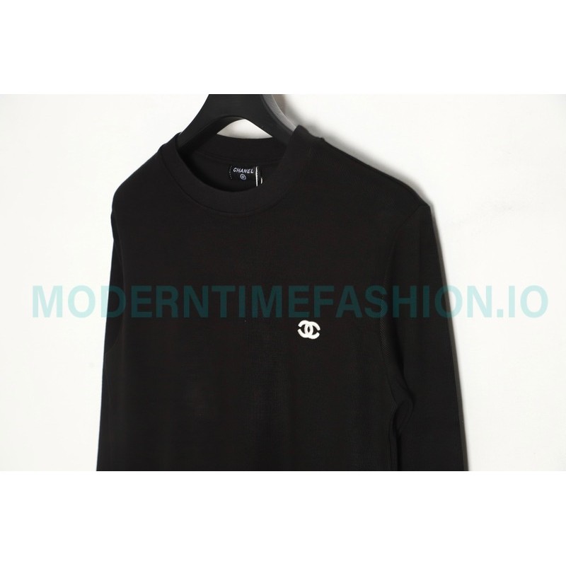 Chanel - Basic Double C Letter Embroidered Hoodie