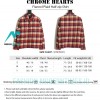 Chrome Hearts - Flannel Plaid Half-zip Shirt