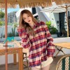 Chrome Hearts - Flannel Plaid Half-zip Shirt