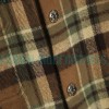 Chrome Hearts - Flannel Plaid Half-zip Shirt