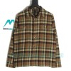 Chrome Hearts - Flannel Plaid Half-zip Shirt