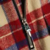 Chrome Hearts - Flannel Plaid Half-zip Shirt