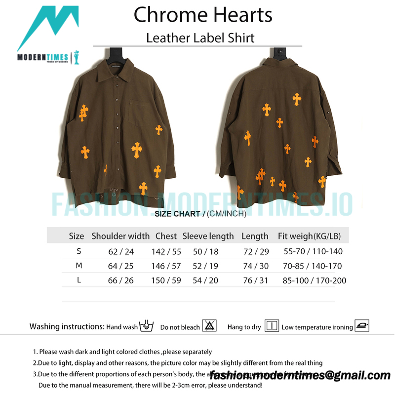 Chrome Hearts - Leather Label Shirt