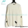 Chrome Hearts - Cross Leather Crewneck Sweater