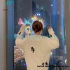 Chrome Hearts - Cross Leather Crewneck Sweater
