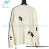 Chrome Hearts - Cross Leather Crewneck Sweater