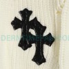 Chrome Hearts - Cross Leather Crewneck Sweater