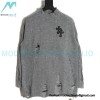 Chrome Hearts - Cross Leather Crewneck Sweater