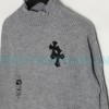 Chrome Hearts - Cross Leather Crewneck Sweater