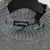 Chrome Hearts - Cross Leather Crewneck Sweater