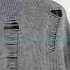 Chrome Hearts - Cross Leather Crewneck Sweater