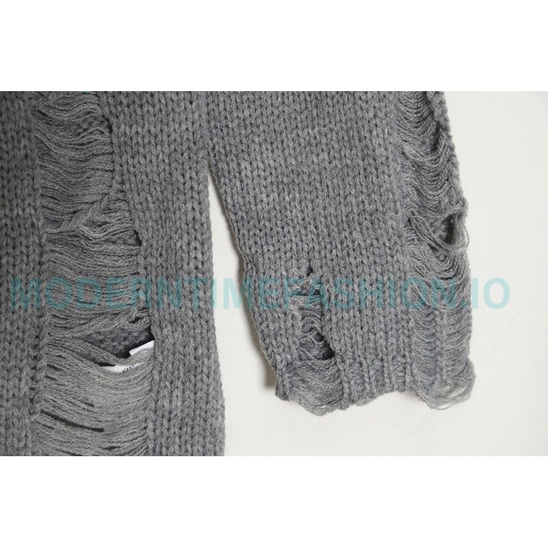 Chrome Hearts - Cross Leather Crewneck Sweater