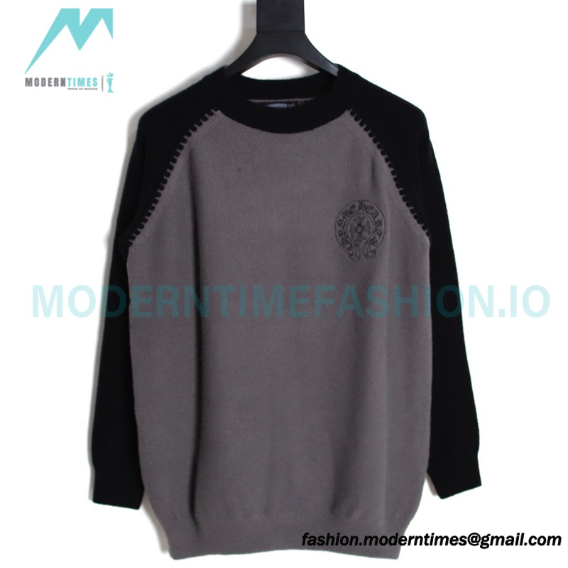 Chrome Hearts - 2023SS Horseshoe Shoulder Knit Embroidered Sweater