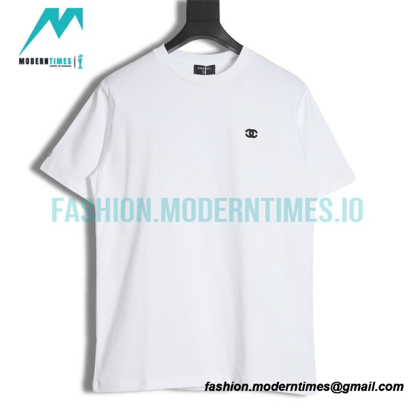 Chanel - 22ss Double C Embroidery Short Sleeve T-shirt