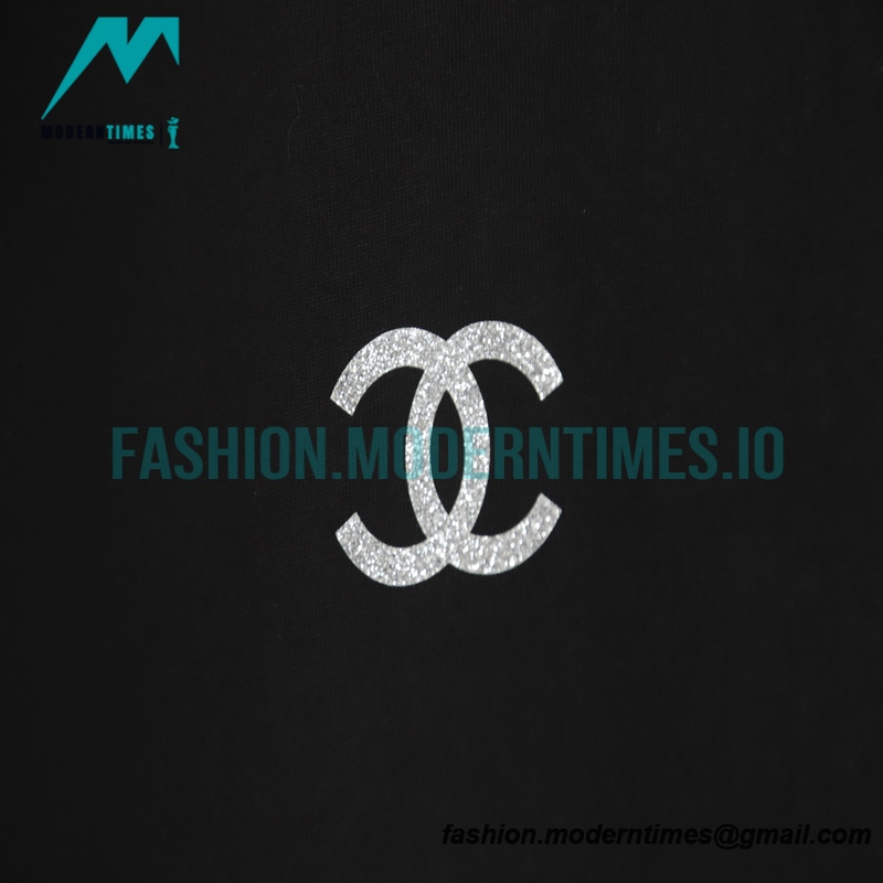 Chanel - 22ss Flash Diamond Reflective Strip Short Sleeve