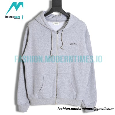 Celine - 23SS Letter Zipper Hoodie