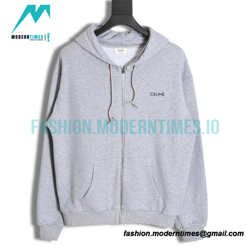 Celine - 23SS Letter Zipper Hoodie