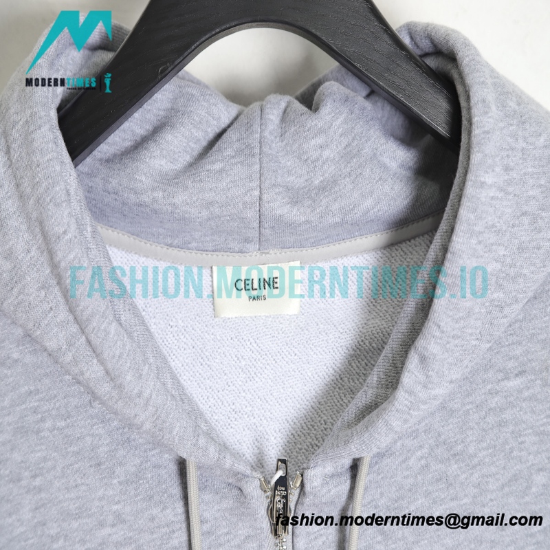 Celine - 23SS Letter Zipper Hoodie