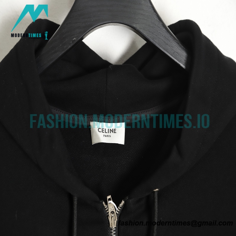 Celine - 23SS Letter Zipper Hoodie