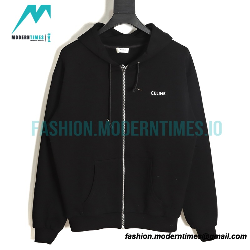 Celine - 23SS Letter Zipper Hoodie