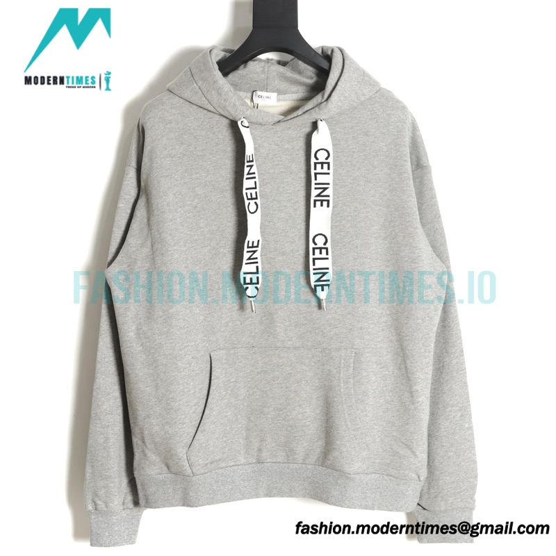Celine - Strap-lettered Hoodie