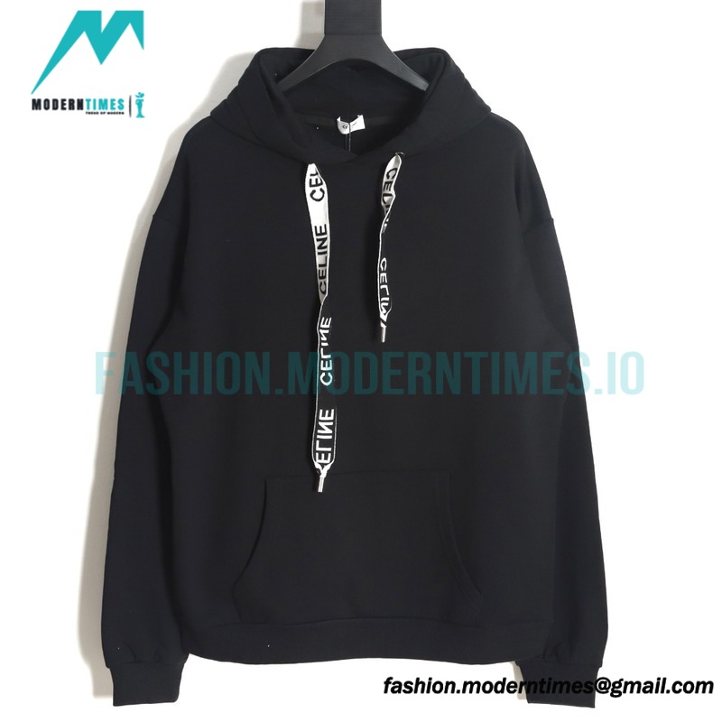 Celine - Strap-lettered Hoodie