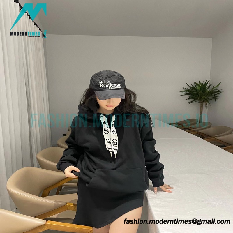Celine - Strap-lettered Hoodie